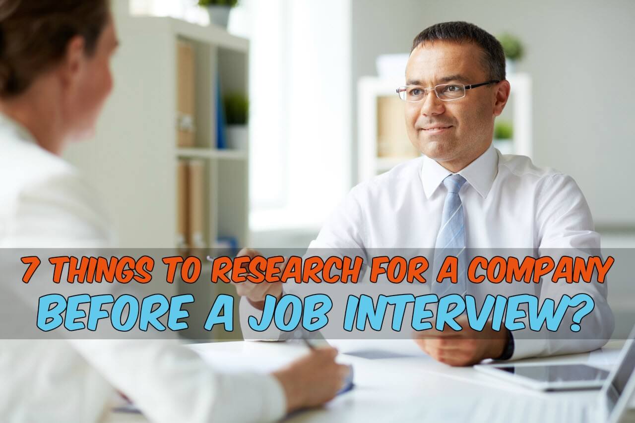 how to research a company before interview