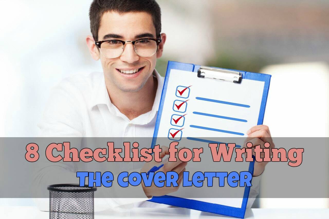 8 Checklist for writing the cover letter to sell yourself