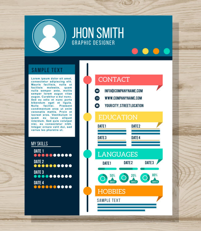 Creative resume template