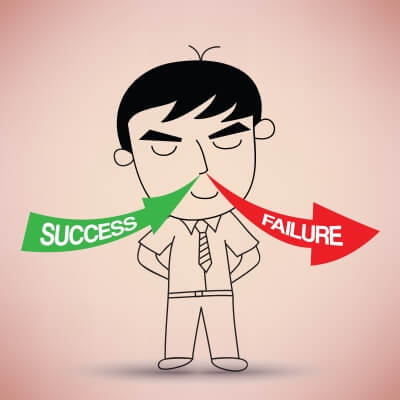 Inhale success and exhale failure