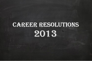 New Year Career Resolutions