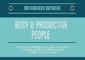 Differences busy and productive people- thumb