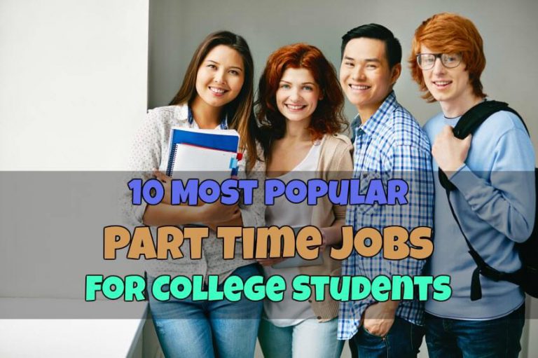 10 Most Popular Part Time Jobs for College Students | JobCluster.com Blog
